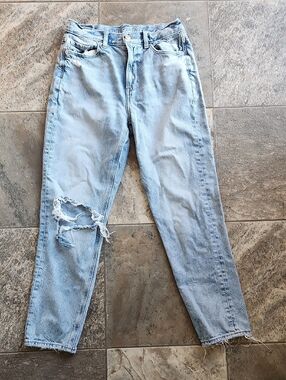 American Eagle Outfitters Light Blue Distressed Jeans